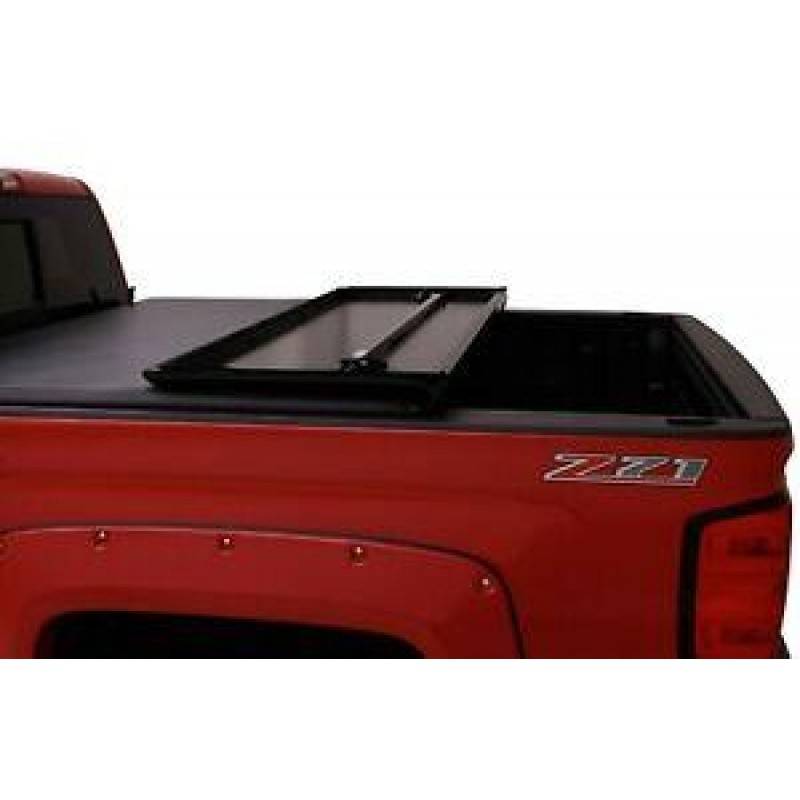 Lund 969164 Hard Fold Tonneau Cover Black 2015 2018 Chevrolet Colorado 5 Bed