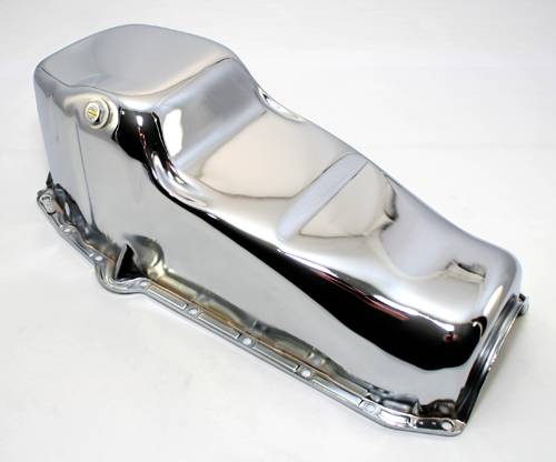 58-79 SBC Chrome Stock Capacity Oil Pan 283 305 327 350 400 Small Block  Chevy