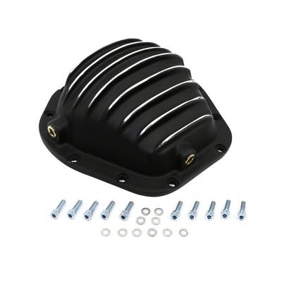 Assault Racing Products - Dana 60 D60 70 D70 Axle Black Cast Aluminum Rear Differential Cover Kit