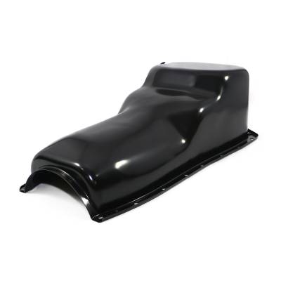 Assault Racing Products - 1964-1980 Oldsmobile 350 455 Black Oil Pan - Baffled 5qt 330 400 425 V8 Olds