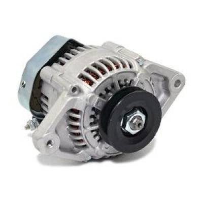 KMJ Performance Parts - Mini 90 AMP GM Denso Style Alternator V Belt 12V One Wire Internal Regulator