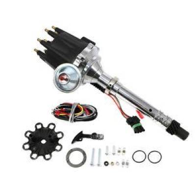 KMJ Performance Parts - ProBillet SBC BBC Chevy 350 400 427 454 Distributor Ready to Run Small Black Cap