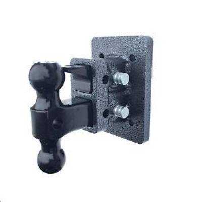 GEN-Y Hitch - GEN-Y Hitch GH-122 2" Bolt on 2-stack hitch  2.5" drop  16k Versa-Ball & Pintle