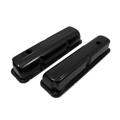 Assault Racing Products - 1957-1976 Ford FE Black Plated Valve Covers - 352 390 406 427 428 Big Block