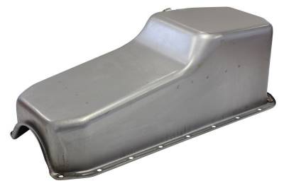 Assault Racing Products - 1958-79 SBC Chevy Raw Unplated Oil Pan - Stock Capacity 327 350 400 Small Block