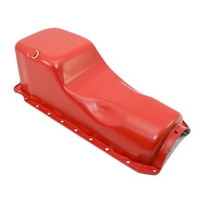 Assault Racing Products - 1965-90 Chevy 396 454 Orange Oil Pan - Stock Capacity Big Block BBC 402 427