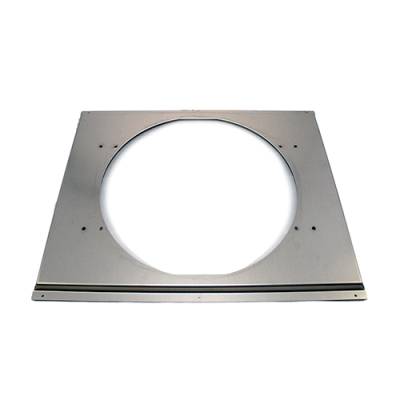 Assault Racing Products - Aluminum 16" Electric Fan Shroud - Universal Fits 19x28" Crossflow Radiator