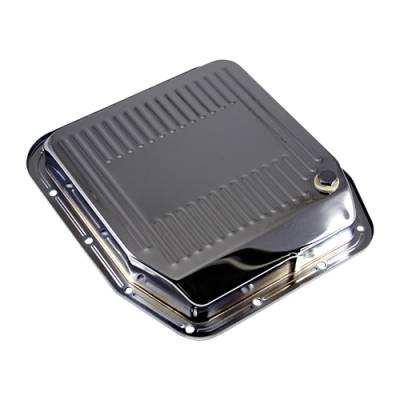 Assault Racing Products - Mopar Chrysler Dodge 727 Torqueflite Chrome Auto Transmission Pan 3" Deep