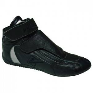 BLACK Velocita Sprint Driving Racing Shoes SFI Leather/Nomex