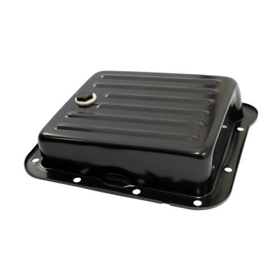 Assault Racing Products - Pan Fill Style Ford C4 Black Steel Automatic Transmission Pan - Stock Capacity