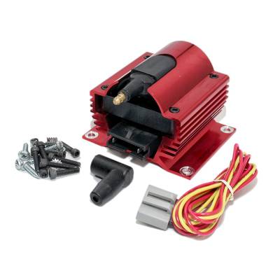 Assault Racing Products - Assault Racing Anodized RED 50KV Low 0.35 OHM Resistance Ignition Super Coil