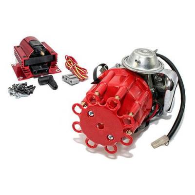 KMJ Performance Parts - 318 340 360 Small Block Dodge Plymouth Electronic Distributor w/High Output Coil