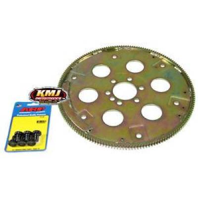 KMJ Performance Parts - SFI Small Block Chevy 383/400 External Balance Flexplate 168 Tooth + ARP Bolts