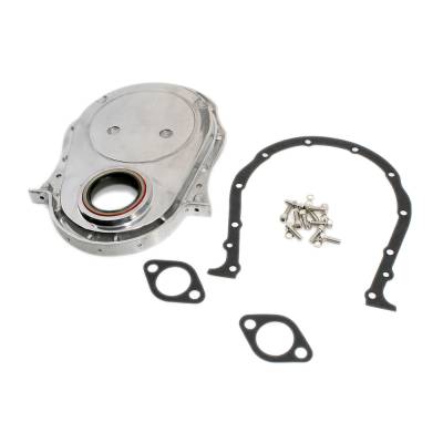 Assault Racing Products - 454 Chevy Polished Aluminum Timing Chain Cover Kit - '66-'90 396 427 Big Block