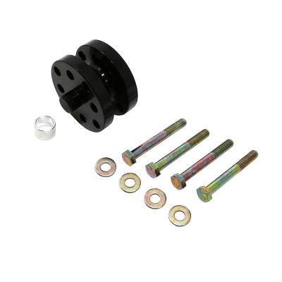 Assault Racing Products - 1.5" Billet Black Aluminum Universal Fan Spacer - Ford/Chevy Stock Car Modified