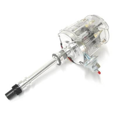 Assault Racing Products - Assault Racing Chevy V8 Clear Cap HEI Distributor 65kv - SBC BBC 327 350 396 45