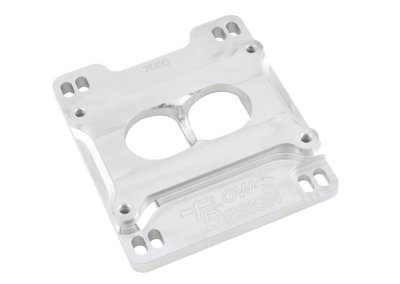 Speedway Motors  - Flow Design Billet Aluminum 2-Barrel Carburetor Spacer, Dual Plane SPD 1351950