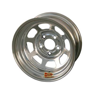 Aero Race Wheels - Aero Race Wheels 50-275030 Chrome 15" x 7" - 5 x 5" Pattern - 3" Back Spacing