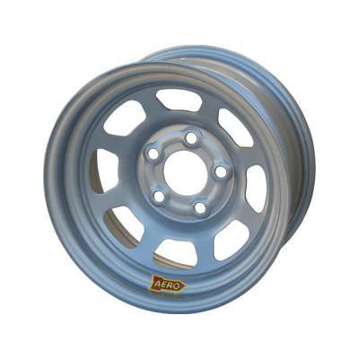 Aero Race Wheels - Aero Wheels 50-075035 Silver 15" x 7" - 5 x 5" Pattern - 3.5" Back Spacing