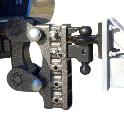 GEN-Y Hitch - GEN-Y Hitch GH-1226 2" Rubber Torsion Hitch 10" Drop Ball Mount & Pintle 16K - Image 2