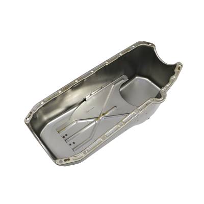 Assault Racing Products - 1958-79 SBC Chevy Raw Unplated Oil Pan - Stock Capacity 327 350 400 Small Block - Image 4