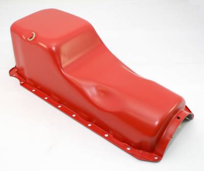 Assault Racing Products - 1965-90 Chevy 396 454 Orange Oil Pan - Stock Capacity Big Block BBC 402 427 - Image 3