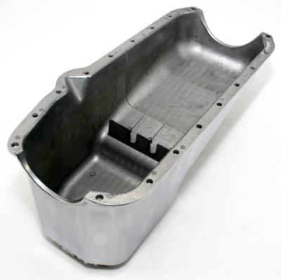 Assault Racing Products - 58-79 SBC Chevy Finned Polished Aluminum Oil Pan - Small Block 283 305 327 350 - Image 3