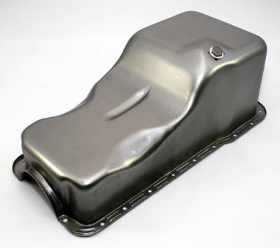 Assault Racing Products - 63-96 SBF Ford 302 Front Sump Raw Steel Oil Pan - Small Block 260 289 5.0 - Image 2