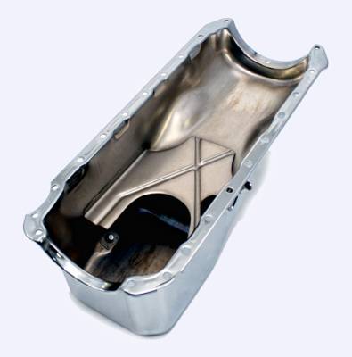 Assault Racing Products - 65-90 Chevy 396 454 Chrome Oil Pan - Stock Capacity 402 427 Big Block BBC - Image 3