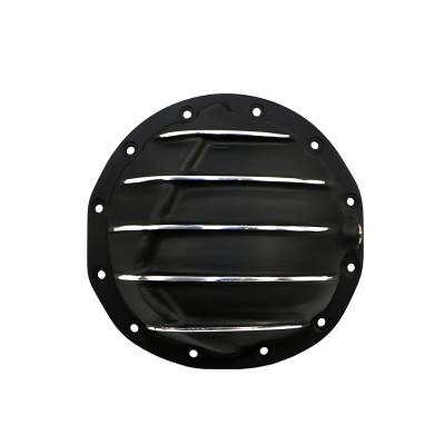 Assault Racing Products - Black Aluminum Finned Differential Cover Chevy GM 12Bolt 12 Bolt Rear Axle - Image 3