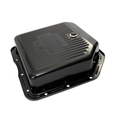 Assault Racing Products - GM Chevy Turbo 350 Black Deep Transmission Pan Hi Capacity Automatic TH350 +2QT. - Image 2