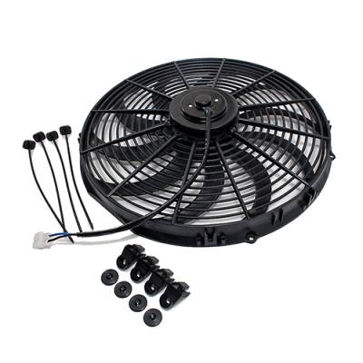 Assault Racing Products - High Performance 8" ATV UTV Black Electric Radiator Cooling Fan w/ Mounting Kit - Image 2