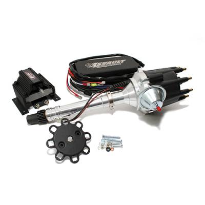 Assault Racing Products - SBC BBC Chevy 327 350 396 454 Pro Billet Vacuum Advance Black Ignition Kit - Image 3