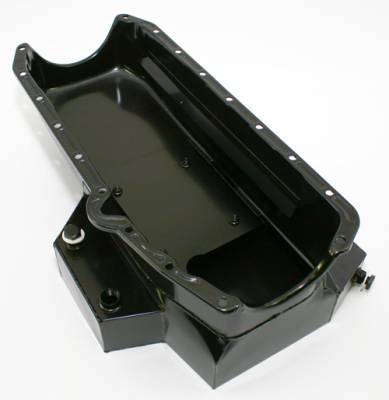 Assault Racing Products - Small Block Chevy 58-79 2-piece Rear Main Champ Style Oil Pan 7qt 327 350 400 - Image 3