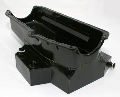 Assault Racing Products - Small Block Chevy 58-79 2-piece Rear Main Champ Style Oil Pan 7qt 327 350 400 - Image 4