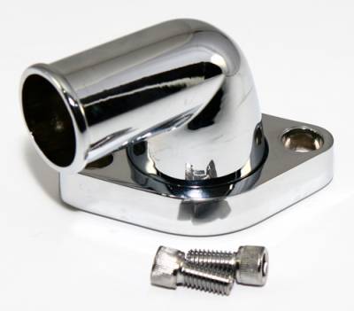 Assault Racing Products - Small Block Chevy Polished Thermostat Housing 90 Deg Swivel Water Neck SBC BBC - Image 3