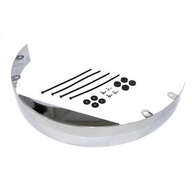 Assault Racing Products - Universal Chrome 3" Wide Radiator Cooling Fan Shroud Chevy Ford Mopar Street - Image 2