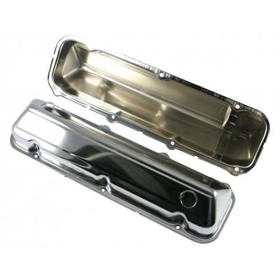 429 460 Big Block Ford Chrome Plated Steel Valve Covers 1968-1997 Car & Truck