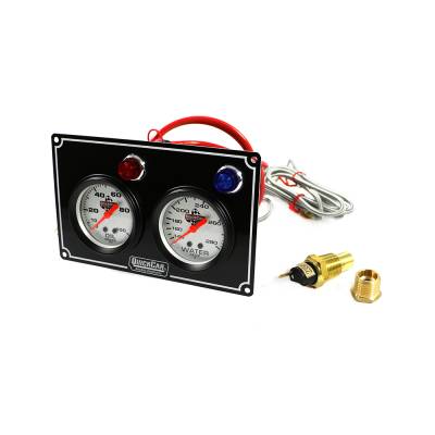 Quick Car - QuickCar 61-6701 2 Gauge Panel Oil Pressure / Water Temp W/ Warning Lights - Image 2