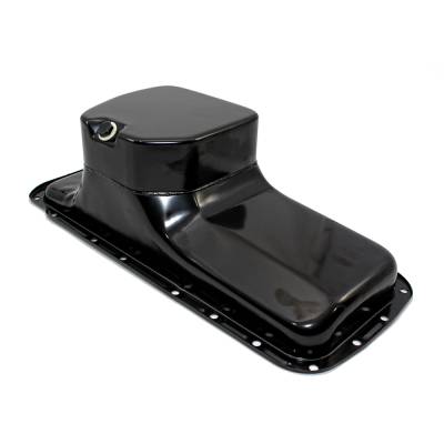 Assault Racing Products - 1963-78 CHRYSLER/MOPAR BIG BLOCK 361-383-400-440-HEMI 426 RACING OIL PAN - BLACK - Image 2