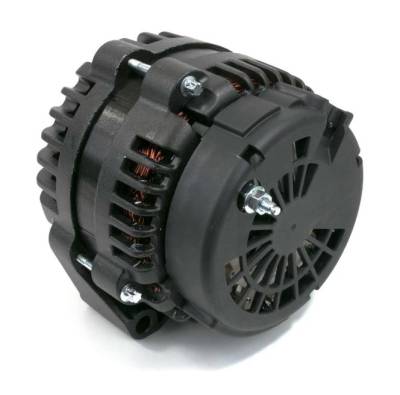 KMJ Performance Parts - Black 220 AMP LS Engine 99-06 Truck Alternator 12V High Output AD244 Style GM - KMJ ES1024BK - Image 2