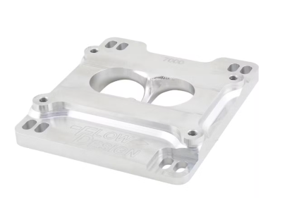 Speedway Motors  - Flow Design Billet Aluminum 2-Barrel Carburetor Spacer, Dual Plane SPD 1351950 - Image 2