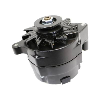 KMJ Performance Parts - Ford 1G Style Black 1-Wire 110 Amp Alternator 1 Groove V-belt - Image 2